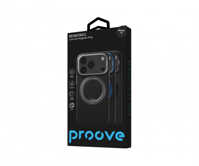 Чехол Proove Reinforce Case with Magnetic Ring iPhone 13 Black